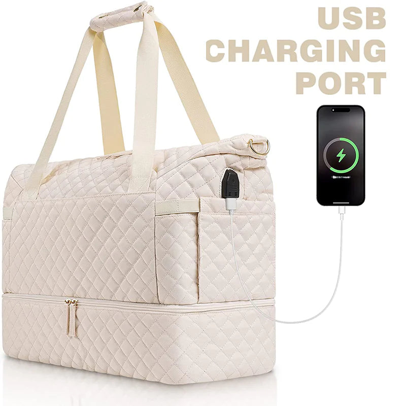 Large Gym bag with charging port