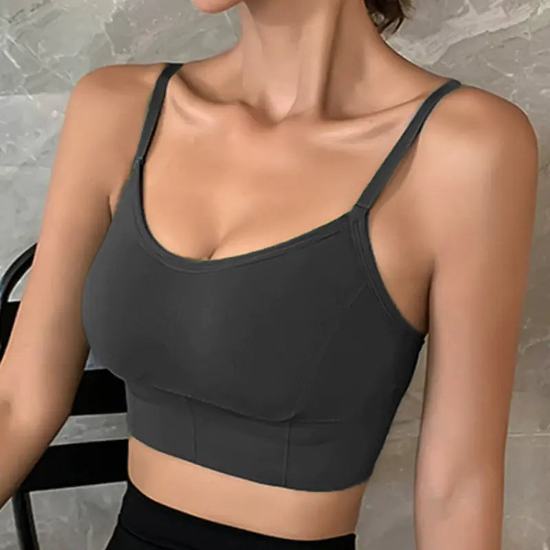 Adjustable Strap Wireless Backless Bra