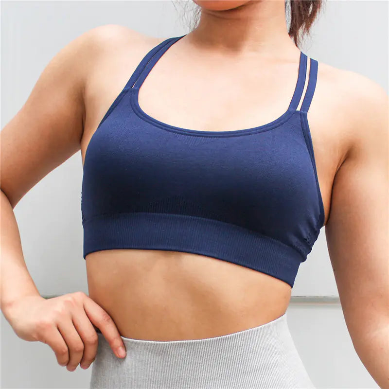Cross Back Sports Bra