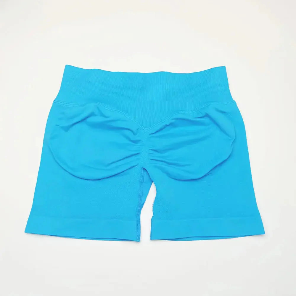Seamless Shorts 4.5" Gym Shorts Scrunch Butt