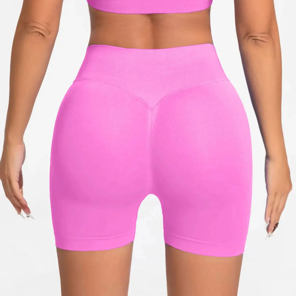 Seamless Shorts 4.5" Gym Shorts Scrunch Butt