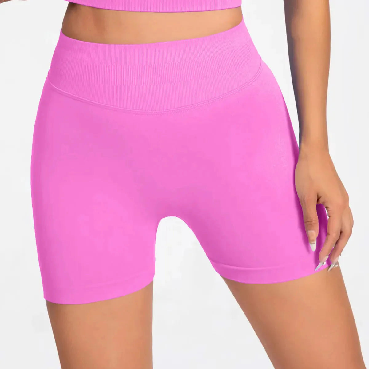 Seamless Shorts 4.5" Gym Shorts Scrunch Butt