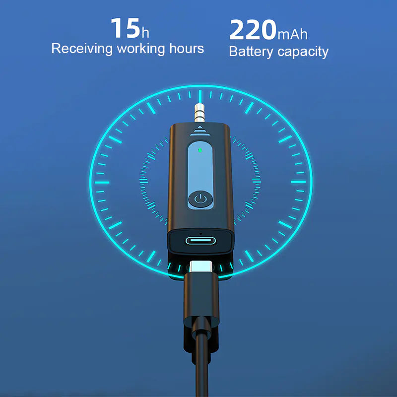 Wireless Lavalier Condenser Mic for Camera and Smartphone