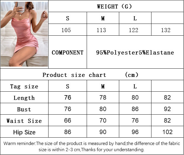 Pink Slip Dress