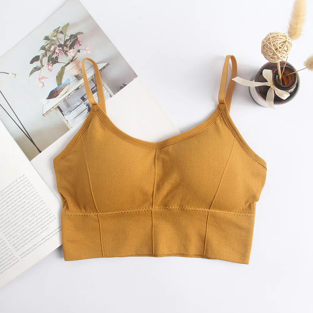 Adjustable Strap Wireless Backless Bra
