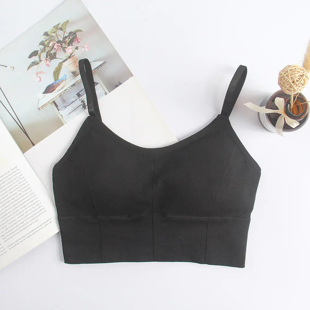 Adjustable Strap Wireless Backless Bra
