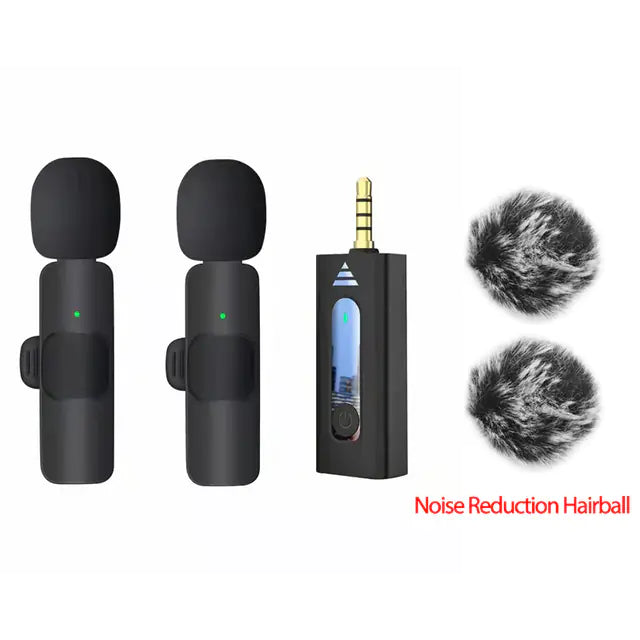 Wireless Lavalier Condenser Mic for Camera and Smartphone