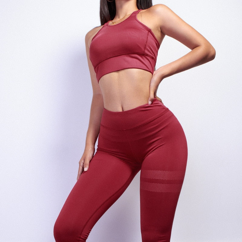 High Waist Gym Set