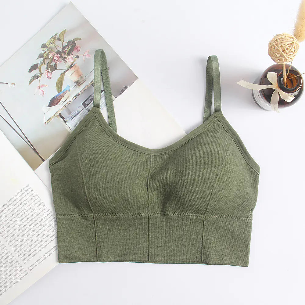 Adjustable Strap Wireless Backless Bra